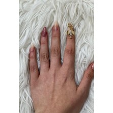 BMD Queen King Nail Ring - Beyaz