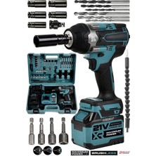 Stanvolt Çift Akülü Vidalama Matkap Darbeli Kömürsüz 700NM Somun Sökme Sıkma 21V