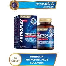 Nutraxin Artroflex Plus Collagen Tip 1 2 3 5 10 90 Tbl Magnezyum Bromelain Yumurta Kabuğu Glukozamin Msm