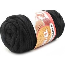 Nuvigo Pamuk Makrome 4 mm Ip Siyah