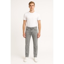 Black Wood Erkek Slim Fit Dar Paça Esnek Likralı Denim Jeans Kot Pantolon - 7411