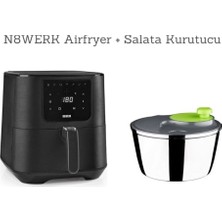 Özbience 5.5l Hot Airfryer ve Salata Kurutucu Seti, Sağlıklı Pişirme Keyfi