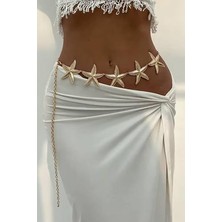 BMD Yıldızlı Bel Zinciri - Altın