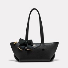 Black Ribbon Kadın Siyah Omuz Çantası - Lily Tote Bag