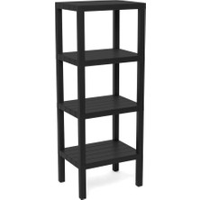 Judge 4 Rafli - Si̇yah Modüler Üni̇te Plasti̇k 38X29X100 cm (5422)