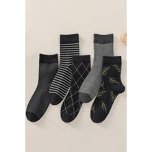 Bgk 5 Çift Erkek Renkli Soket Çorap