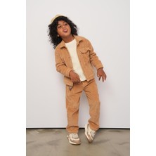 Nanica Kids Minibohe Erkek Çocuk Kadife Düğmeli Ceket