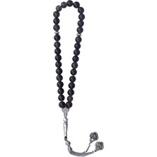 Bütüncül Şifa Dumanlı Kuvars Doğal Taş Tesbih 33'lü