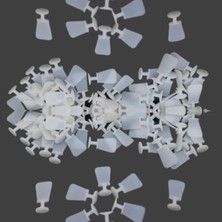 Nuvigo Perde Düğme Makine Dikmeli 1.000'li