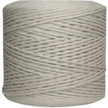 Nuvigo Pamuk Makrome 4 Mm İp Krem