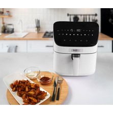Özbience Pratik ve Sağlıklı Pişirme Için 75 cm Airfryer Sıcak Hava Fritözü