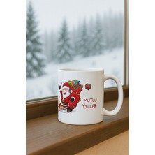Merry-Yılbaşı Temalı Baskılı Kupa Bardak