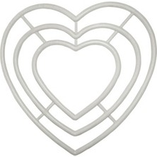 Nuvigo Kalp Makrome Halkası 3'lü 20 cm