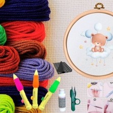 Nuvigo Punch Seti Nakış Seti Kasnaklı Kendin Yap Seti Seri 52