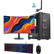 Draven OFS-010 i5-7500 16GB DDR4 1TB SSD 24" Curved Monitör Ofis Bilgisayarı