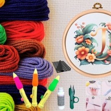 Nuvigo Punch Seti Nakış Seti Kasnaklı Kendin Yap Seti Seri 73