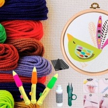 Nuvigo Punch Seti Nakış Seti Kasnaklı Kendin Yap Seti Seri 21