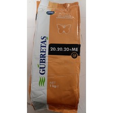 Gübretaş 20.20.20 + ME NPK Gübresi 1 Kg Ağaç Bitki Meyve Sebze Çiçek için