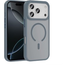 Addison IP-MS/17PROMAX-GRİ iPhone 17 Pro Max Magsafe Telefon Kılıfı - Mat Gri