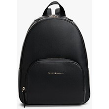 Tommy Hilfiger Th Metalik Logo Detaylı Pebble Sırt Çantası