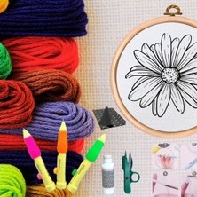 Nuvigo Punch Seti Nakış Seti Kasnaklı Kendin Yap Seti Seri 32