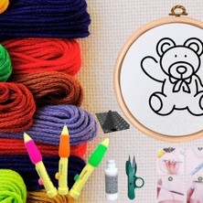 Nuvigo Punch Seti Nakış Seti Kasnaklı Kendin Yap Seti Seri 51