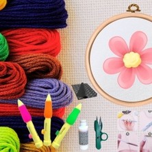 Nuvigo Punch Seti Nakış Seti Kasnaklı Kendin Yap Seti Seri 38