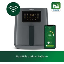 Özbience Hızlı ve Pratik Akıllı Fritöz HD9255/60, Uzaktan Bağlantılı, 5000 Serisi