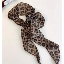 Erdesign Kadın Ithal Fular Leopar Desen Fular