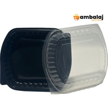 AmbalajSende Pp Yemek Seti Bir Bölmeli Mikrodalga Kabı - 50ADET