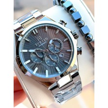 Reward Kronometreli 5 Atm Suya Dayanıklı 2 Yıl Garantili Bileklik Hediyeli Erkek Kol Saati RW713.4