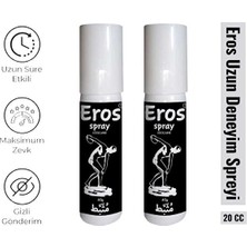 Natural Creams Eros Long Time For Men Sprey x 2 Adet / Etkili Uzun Deneyim Spreyi 20 cc