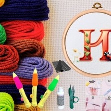 Nuvigo Punch Seti Nakış Seti Kasnaklı Kendin Yap Seti Seri 71