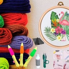 Nuvigo Punch Seti Nakış Seti Kasnaklı Kendin Yap Seti Seri 16