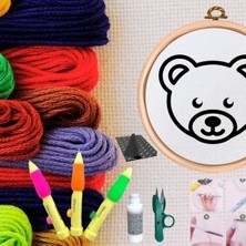 Nuvigo Punch Seti Nakış Seti Kasnaklı Kendin Yap Seti Seri 60