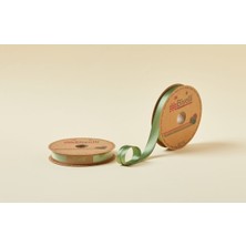 Judge Biye Saten Katlı 027 Koyu Ceviz Yeşili 2 cm 25 Metre Polyester