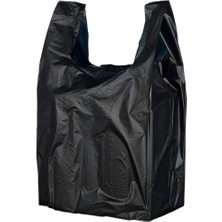 Meseve Siyah Büyük Boy Atlet Poşet 1 Kg.