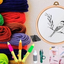 Nuvigo Punch Seti Nakış Seti Kasnaklı Kendin Yap Seti Seri 28