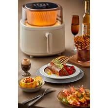 Özbience 6l Otomatik Karıştırıcı Zaman Ayarlı Airfryer, Sağlıklı ve Pratik Kullanım