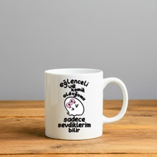 Finka Dekor Eğlenceli ve Komik Olduğumu Baskılı-Hediyelik Seramik Kupa Bardak