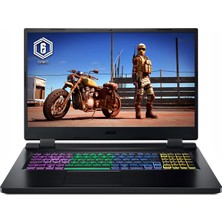 Acer Nitro 5 AN517-55A49 Intel Core I7 12650H 8gb 4tb SSD RTX4060 Windows 11 Home 17.3" Fhd 144Hz IPS Taşınabilir Bilgisayar NH.QLFEY.004A49
