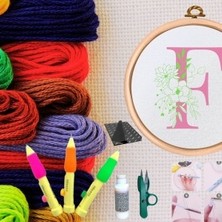 Nuvigo Punch Seti Nakış Seti Kasnaklı Kendin Yap Seti Seri 68