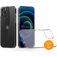 Teknoway iPhone 13 Pro Max Sararmaz Şeffaf Silikon Kılıf