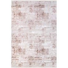 Verrino Halı Rose 04 Kahve Serisi Akrilik Salon Oturma Yatak Odası Halısı