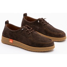 2485 Kahverengi Nubuk Günlük Rahat Ayakkabı