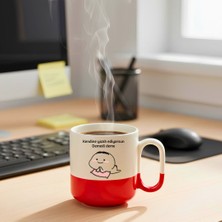 Finka Dekor Kendine Yazık Ediyorsun Baskılı-Hediyelik Seramik Kupa Bardak