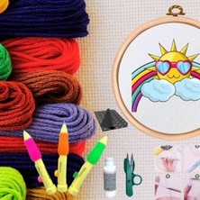 Nuvigo Punch Seti Nakış Seti Kasnaklı Kendin Yap Seti Seri 46