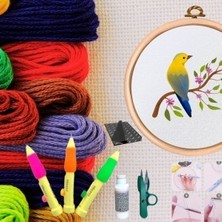 Nuvigo Punch Seti Nakış Seti Kasnaklı Kendin Yap Seti Seri 44