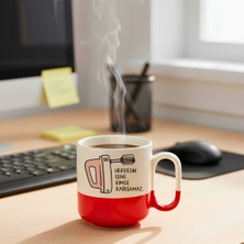 Finka Dekor Herkesin Işine Kimşe Karışamaz Baskılı-Hediyelik Seramik Kupa Bardak