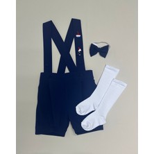 Udoras Tekstil Denizci Konsept Şort Salopet Papyon Çorap